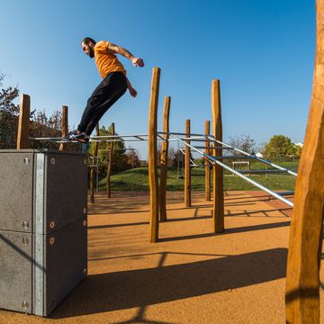 Parkour-workoutové playground in Slatině