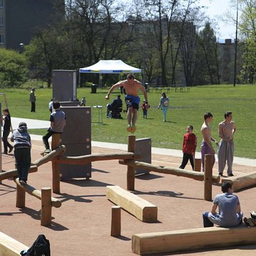 Parkourové hřiště v Židenicích